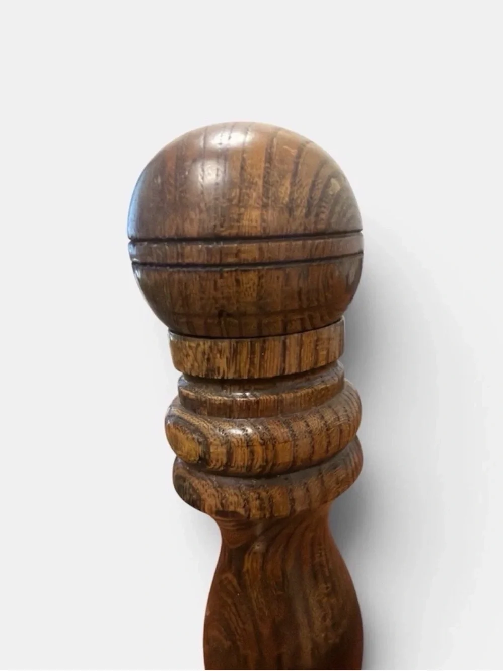 Turned Wood Baluster Post - Brown